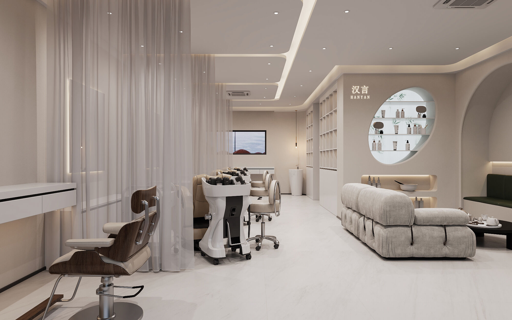 义乌汉言头皮管理体验店内部场景3